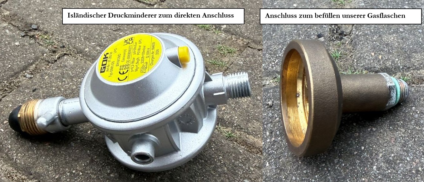 Gas-Situation auf Island, Tankstelle oder zweite Gaslösung