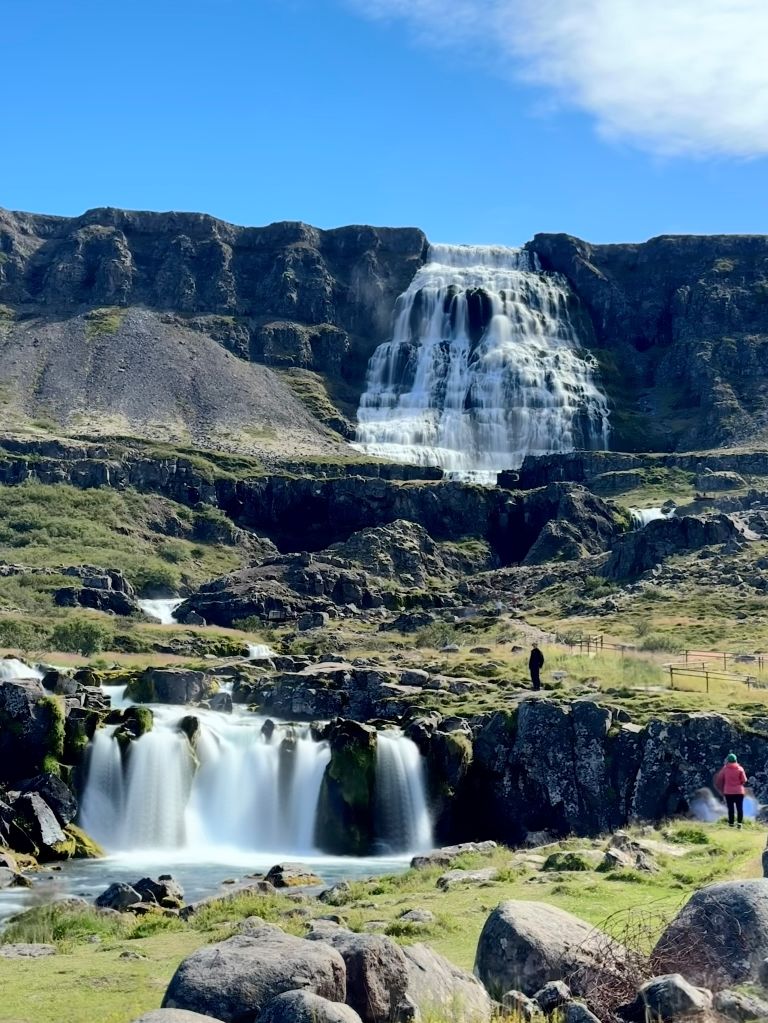 Island Landschaft oder Roadtrip-Szene